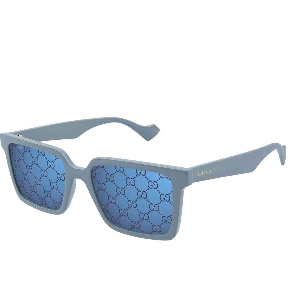 Gucci Light Blue Square Sunglasses